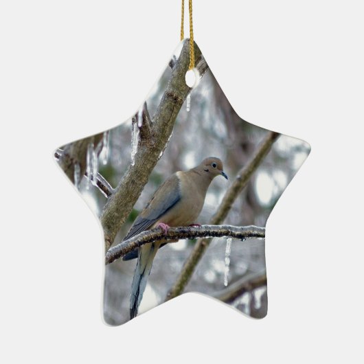 Mourning Dove Keramisch Ornament (Rechts)