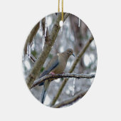 Mourning Dove Keramisch Ornament (Rechts)