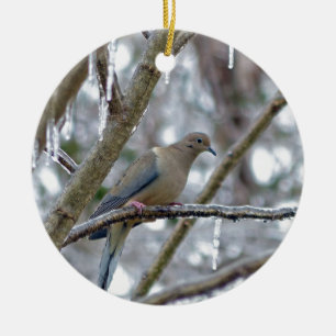 Mourning Dove Keramisch Ornament
