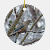 Mourning Dove Keramisch Ornament (Achterkant)