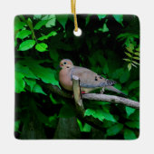 Mourning Dove Keramisch Ornament (Voorkant)