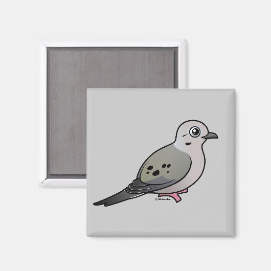 Mourning Dove Magneet (Voorkant / Achterkant)