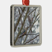 Mourning Dove Metalen Ornament (Rechts)
