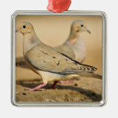 Mourning Dove Metalen Ornament (Voorkant)