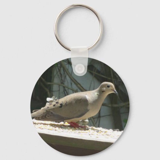 Mourning Dove Sleutelhanger (Voorkant)