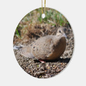 Mourning Dove-versiering Keramisch Ornament (Links)