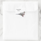 Mourning Dove Vierkante Sticker (Tas)