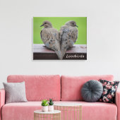 Mourning Doves Canvas Afdruk (Insitu (Woonkamer))