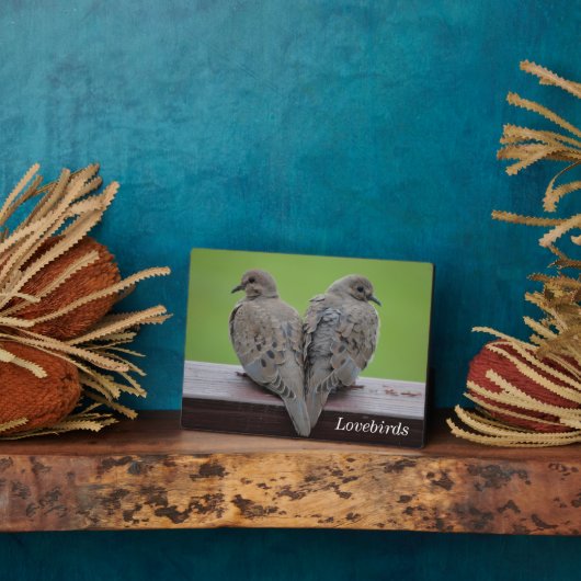 Mourning Doves Fotoplaat (Zijkant)