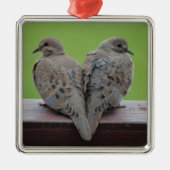 Mourning Doves Metalen Ornament (Voorkant)