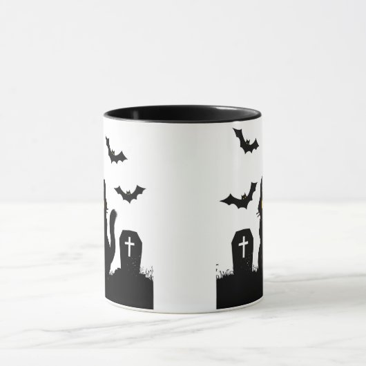mourning kitty mug mok (Midden)