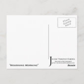 "Mourning Morning" - Briefkaart (Achterkant)