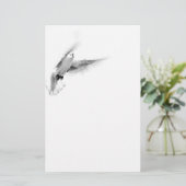 mourning paper dove briefpapier (Staand voorkant)