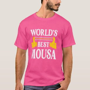 Mousa Persoonlijke Naam Grappige Voornaam Wereld's T-shirt