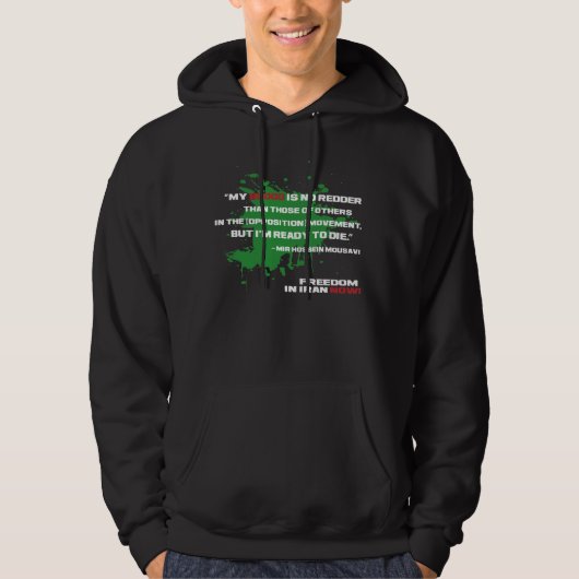 Mousavi Quote Hoodie (Voorkant)