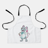 Mouse as Doctor with Doctor's coat Schort (Voorkant)