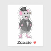 Mouse as Groom with Ribbon Sticker (Vel)
