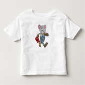Mouse as Handyman with Toolbox Kinder Shirts (Voorkant)