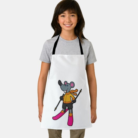 Mouse as Skier with Ski Schort (Insitu)