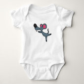 Mouse at Yoga Stretching oefende Romper (Voorkant)