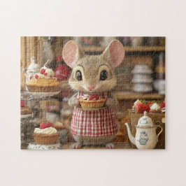 Mouse Bakery Chef Tiny Tail Whimsical Kitchen Legpuzzel