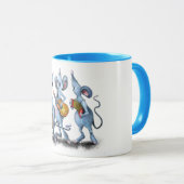 Mouse Band Mug Music Party Mok (Voorkant rechts)