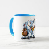 Mouse Band Mug Music Party Mok (Voorkant links)