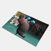 Mouse Beats Hippo KO Deurmat (Schuin)