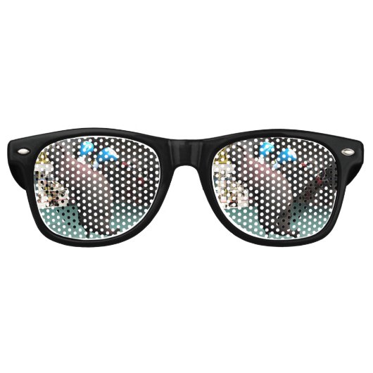 Mouse Beats Hippo KO Retro Zonnebril (Voorkant)