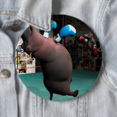 Mouse Beats Hippo KO Ronde Button 6,0 Cm (In situ)