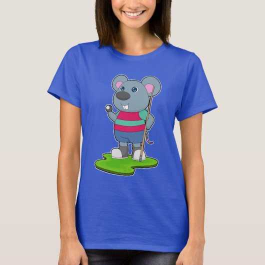 Mouse biljartwachtrij t-shirt (Voorkant)