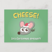 Mouse Cheese's Briefkaart met kerstmis-Humor (Voorkant)