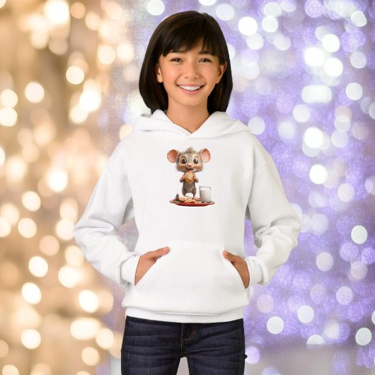 Mouse Christmas Girl's Hoodie