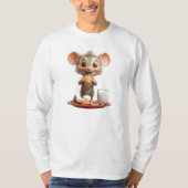 Mouse Christmas Mannen T-shirt (Voorkant)