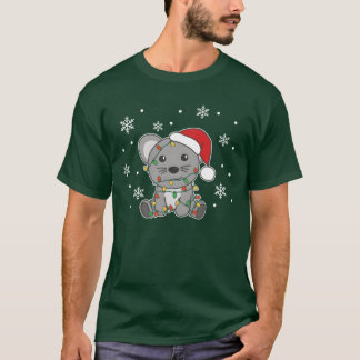 Mouse Christmas Winter Animals Mice friend T-shirt