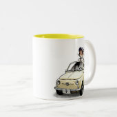 Mouse&Cinqu -Mug- Tweekleurige Koffiemok (Voorkant rechts)