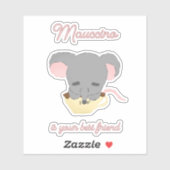 Mouse Cocoa Cappuccino  Sticker (Vel)