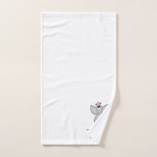 Mouse Design Monogrammed Bad Handdoek (Handdoek)