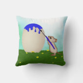 Mouse Easter Egg Pillow Kussen (Achterkant)