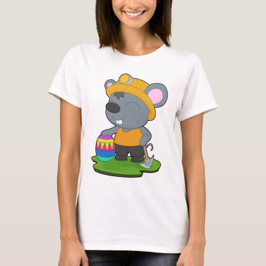 Mouse Easter Mining T-shirt (Voorkant)