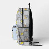 Mouse Eating Cheese Monogram Backpack  Bedrukte Rugzak (Rechts)