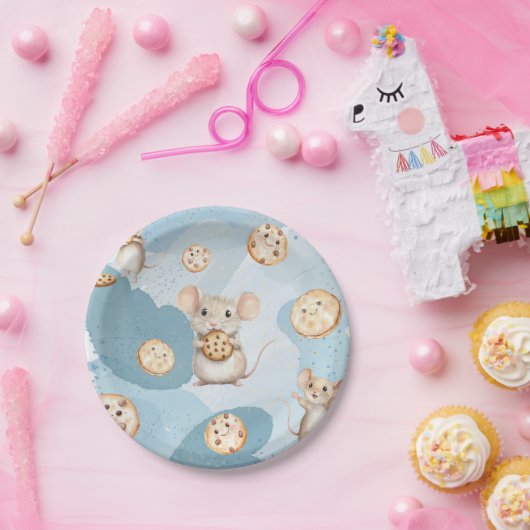 Mouse en Cookie Verjaardag Party Bord (Feest)