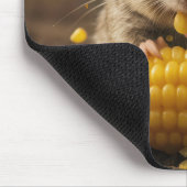 Mouse Enjoying an Ear of Corn Muismat (Hoek)