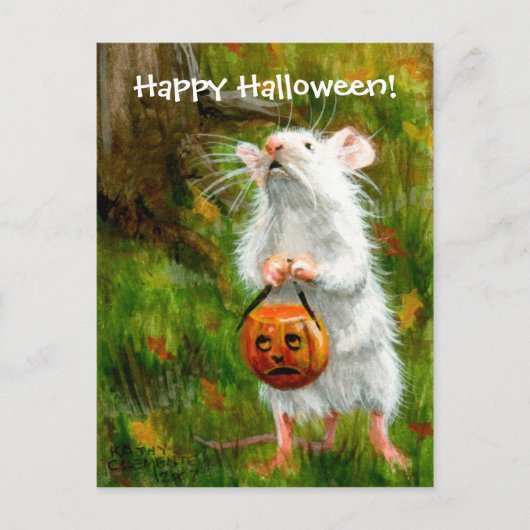 Mouse Happy Halloween! Briefkaart (Voorkant)
