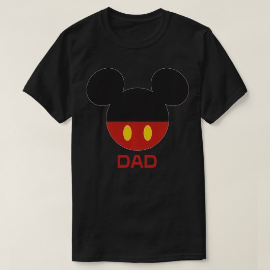 Mouse Icon Shorts Papa Verjaardag Vaders Dag T-shirt (Design voorkant)