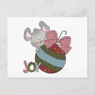 Mouse Joy Holiday T-shirts en cadeaus Feestdagenkaart
