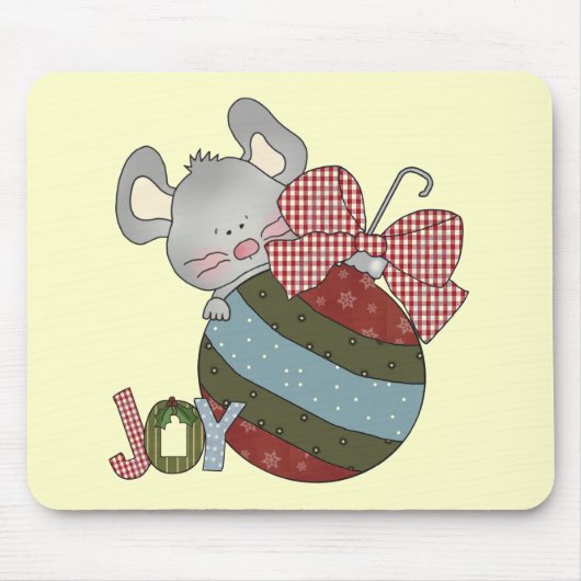 Mouse Joy Holiday T-shirts en cadeaus Muismat (Voorkant)