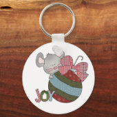 Mouse Joy Holiday T-shirts en cadeaus Sleutelhanger (Voorkant)