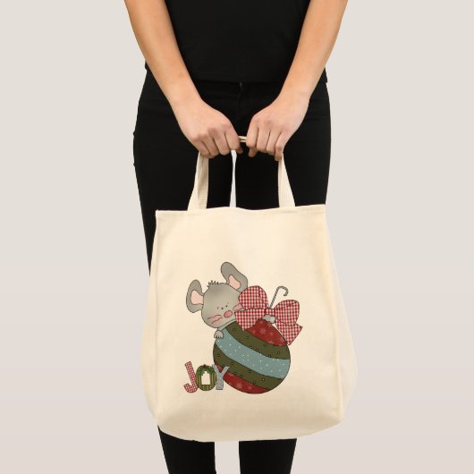 Mouse Joy Holiday T-shirts en cadeaus Tote Bag (Voorkant (product))