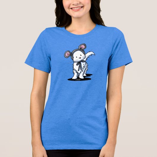 Mouse Kat KiniArt T-shirt (Voorkant)